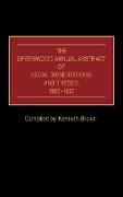 The Greenwood Annual Abstract of Legal Dissertations and Theses, 1985-1987