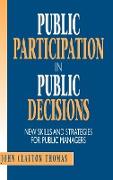 Public Participation in Public Decisions