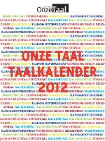 Onze Taal Taalkalender / 2012 / druk 1
