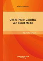 Online PR im Zeitalter von Social Media