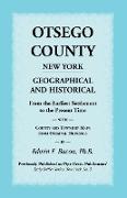 Otsego County New York Geographical and Historical