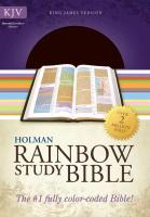 Rainbow Study Bible-KJV