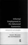 Informal Employment in Advanced Economies