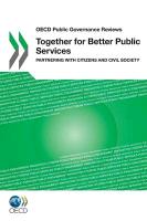 OECD Public Governance Reviews Together for Better Public Services