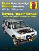 Isuzu Rodeo & Amigo Honda Passport 1989 Thru 2002 Haynes Repair Manual