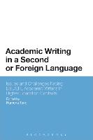 Academic Writing in a Second or Foreign Language