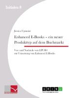 Enhanced E-Books ¿ Ein neuer Produkttyp auf dem Buchmarkt