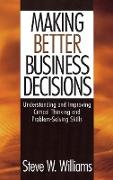 Making Better Business Decisions