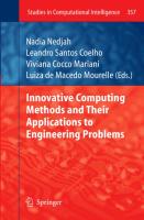 Innovative Computing Methods and their Applications to Engineering Problems