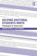 Helping Doctoral Students Write