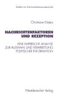 Nachrichtenfaktoren und Rezeption