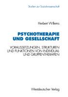 Psychotherapie und Gesellschaft
