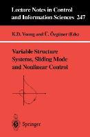 Variable Structure Systems, Sliding Mode and Nonlinear Control