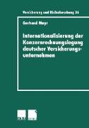 Internationalisierung der Konzernrechnungslegung deutscher Versicherungsunternehmen