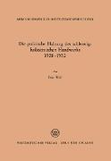 Die politische Haltung des schleswig-holsteinischen Handwerks 1928 ¿ 1932