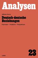 Deutsch-deutsche Beziehungen