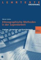 Ethnographische Methoden in der Jugendarbeit