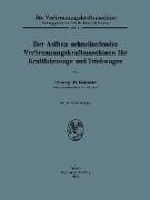 Der Aufbau schnellaufender Verbrennungskraftmaschinen für Kraftfahrzeuge und Triebwagen