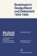 Soziologie in Deutschland und Österreich 1918¿1945
