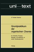 Grundpraktikum der organischen Chemie