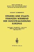Steuern und Staatsfinanzen während der Industrialisierung Europas