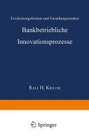 Bankbetriebliche Innovationsprozesse