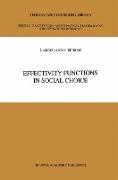 Effectivity Functions in Social Choice