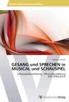 GESANG und SPRECHEN in MUSICAL und SCHAUSPIEL