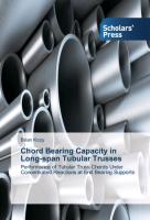 Chord Bearing Capacity in Long-span Tubular Trusses