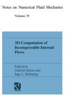 3D-Computation of Incompressible Internal Flows