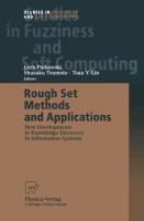 Rough Set Methods and Applications