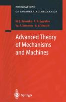 Advanced Theory of Mechanisms and Machines