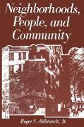 Neighborhoods, People, and Community