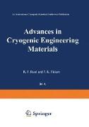 Advances in Cryogenic Engineering Materials