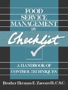 Food Service Management by Checklist