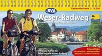 Kompakt-Spiralo BVA Weser-Radweg Vom Weserbergland bis zur Nordsee (incl. RADgeber zum Weser-Radweg) Radwanderkarte 1:75.000