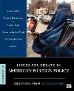 Issues for Debate in American Foreign Policy