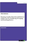 Beratung von alten Menschen mit Diabetes mellitus Typ II zu Ernährung, Bewegung und Insulinapplikation