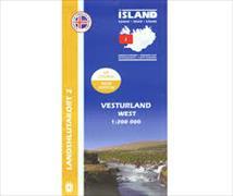 IRK 02 Vesturland / West-Island Regionalkarte 1 : 200 000