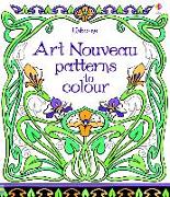 Art Nouveau Patterns to Colour