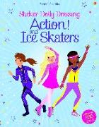 Sticker Dolly Dressing Action and Ice Skaters