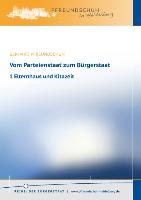 Vom Parteienstaat zum Bürgerstaat ¿ 1 Elternhaus u. Kitazeit