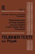 Thermodynamics of Finite Systems and the Kinetics of First-Order Phase Transitions