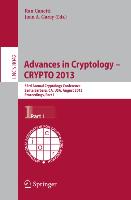 Advances in Cryptology ¿ CRYPTO 2013