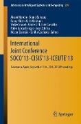 International Joint Conference SOCO¿13-CISIS¿13-ICEUTE¿13