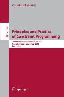Principles and Practice of Constraint Programing-CP 2013