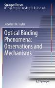 Optical Binding Phenomena: Observations and Mechanisms