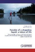 Parable of a shapeless liquid: a token of life