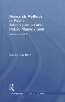 Research Methods in Public Administration and Public Management