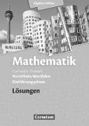 Bigalke/Köhler: Mathematik, Nordrhein-Westfalen - Ausgabe 2014, Einführungsphase, Lösungen zum Schülerbuch